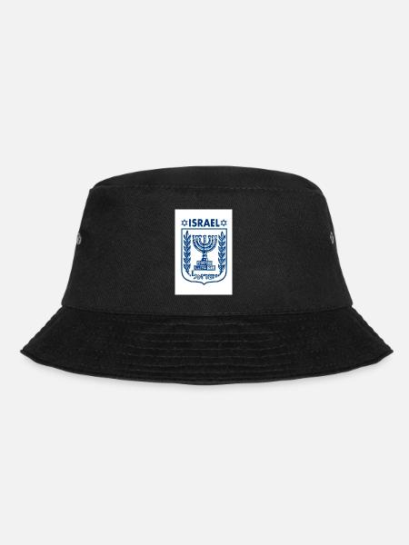 Israel logo Wappen - Bucket Hat - Schwarz