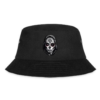 La Catrina / Dia de Muertos / Tattoo /Kultur - Bucket Hat - Schwarz - Vorne - Lela (165cm)