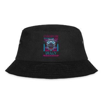 Cyborg Android Neon - Bucket Hat - Schwarz - Vorne - Lela (165cm)