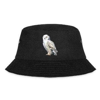 SnowyOwl 02 - Bucket Hat - Schwarz - Vorne - Lela (165cm)