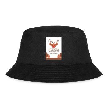 Mein erstes Weihnachten Rentier - Bucket Hat - Schwarz - Vorne - Lela (165cm)