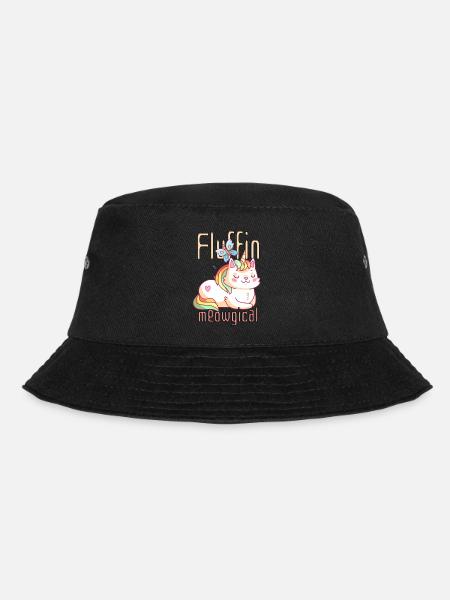 Fluffin Meowgical - Bucket Hat - Schwarz