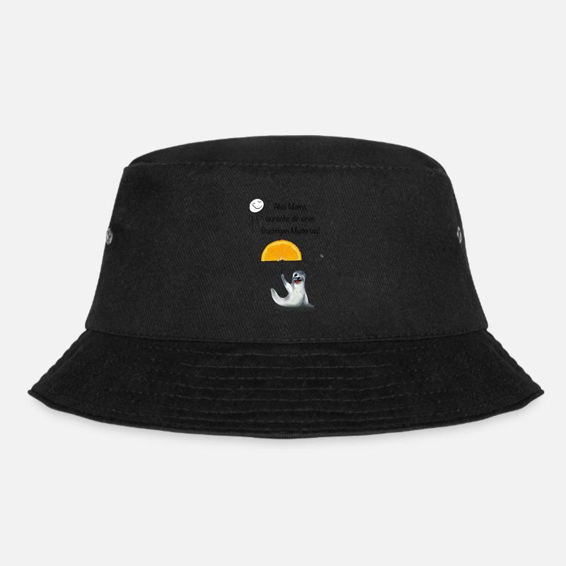 Muttertag Seehündin - Bucket Hat - Schwarz