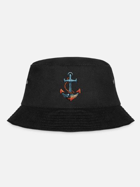 Anchor Harbour - Bucket Hat - black