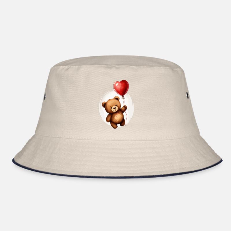 Bär mit Ballon Bucket Hat