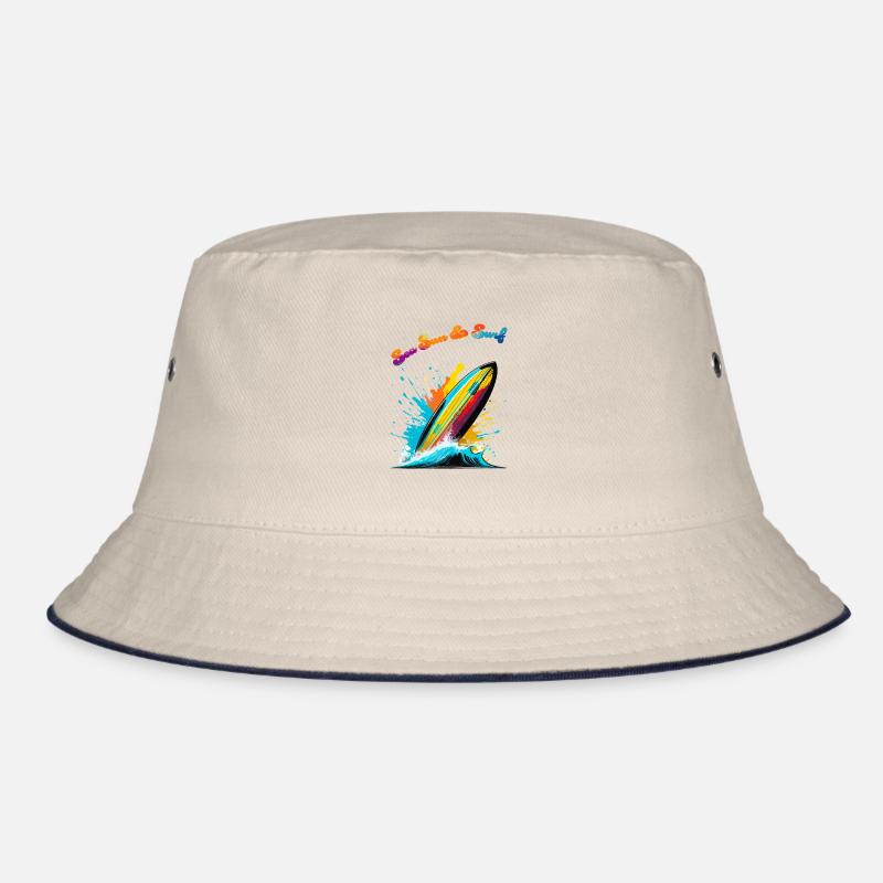 Meer, Sonne & Surfen Bucket Hat