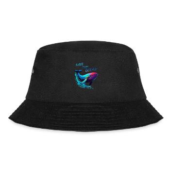 Save the Ocean. Baleine - Bob - noir - Devant - Lela (165cm)