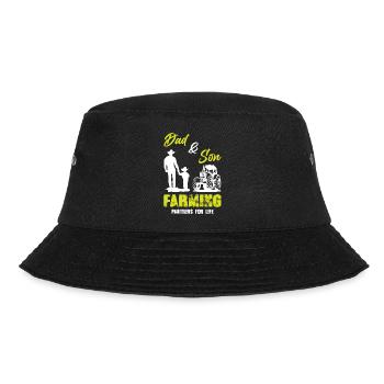 Dad and Son Farming - Bucket Hat - black - Front - Lela (165cm)
