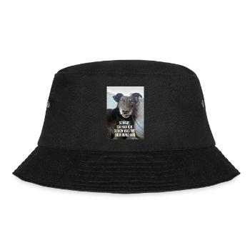 Da hab ich schon was vor - Bucket Hat - Schwarz - Vorne - Lela (165cm)