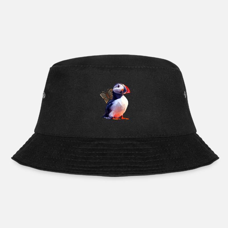Papageientaucher - Bucket Hat - Schwarz