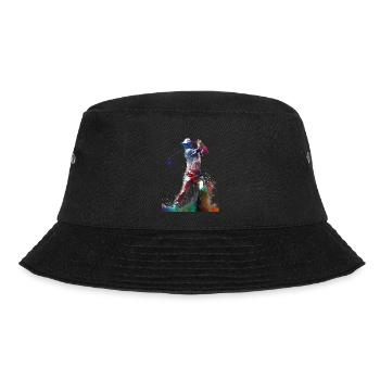 Golfspieler Sport #golf #sport - Bucket Hat - Schwarz - Vorne - Lela (165cm)