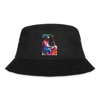 Golfspieler Sport #golf #sport - Bucket Hat - Schwarz - Vorne - Lela (165cm)