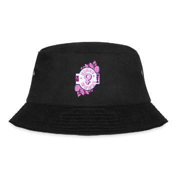 Math Power Cute Kawaii Anime School Girl Otaku - Bucket Hat - Schwarz - Vorne - Lela (165cm)