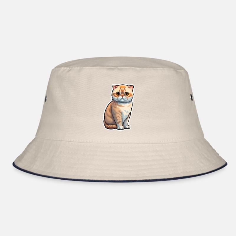 Scottish Fold Katze Bucket Hat