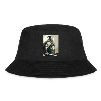 Wikinger 2 - Bucket Hat - Schwarz - Vorne - Lela (165cm)