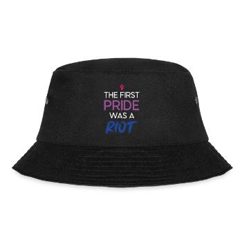 LGBT Pride Month - The First Pride Was a Riot - Bucket Hat - black - Front - Lela (165cm)