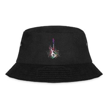 Music bass guitar - Bucket Hat - black - Front - Lela (165cm)