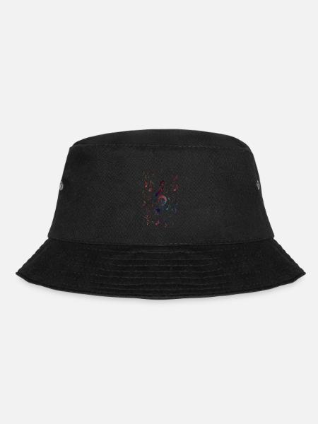 Violine Musiktaste - Bucket Hat - Schwarz