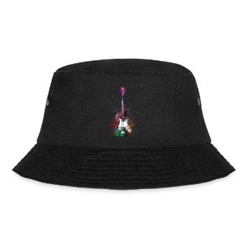 Music bass guitar - Bucket Hat - black - Front - Lela (165cm)