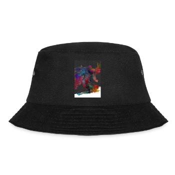 Snowboard-Sportkunst #snowboard - Bucket Hat - Schwarz - Vorne - Lela (165cm)
