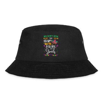 Mardi Gras Street Festival New Orleans Fun - Bucket Hat - black - Front - Lela (165cm)