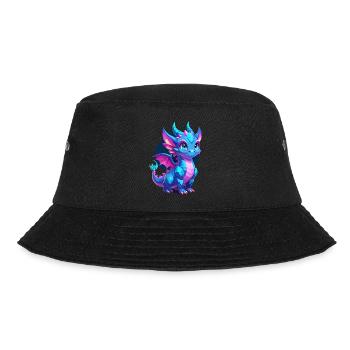 Mignon Dragon à écailles bleues - Bob - noir - Devant - Lela (165cm)