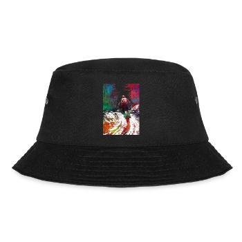 Mountain biker sport art - Bucket Hat - black - Front - Lela (165cm)