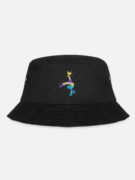 Turnerin Akrobatik Gymnastik Turnen - Bucket Hat - Schwarz