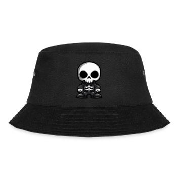 Zombie Halloween Skeleton - Bucket Hat - black - Front - Lela (165cm)