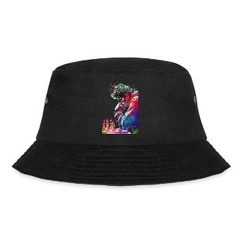 Chess sport art #chess #sport - Bucket Hat - black - Front - Lela (165cm)