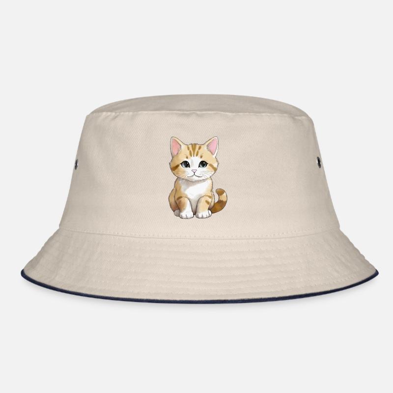 Sitting Cat Bucket Hat