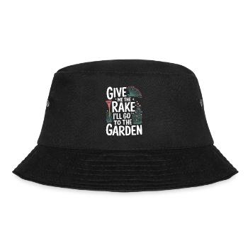 Gardener Garden Plants Gardening - Bucket Hat - black - Front - Lela (165cm)
