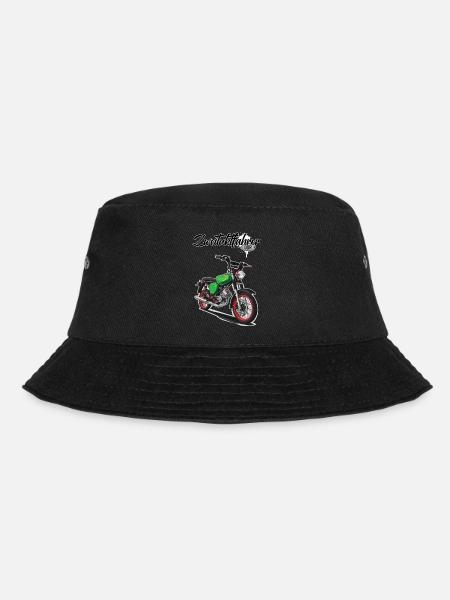 S51 (grün) // Illustration - Bucket Hat - Schwarz