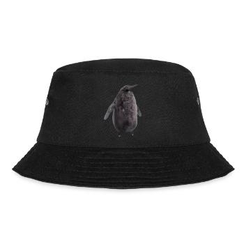 Pesto, der Pinguin, posiert für ein Foto - Bucket Hat - Schwarz - Vorne - Lela (165cm)