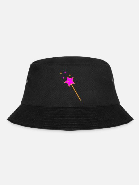 Zauberstab - Bucket Hat - Schwarz