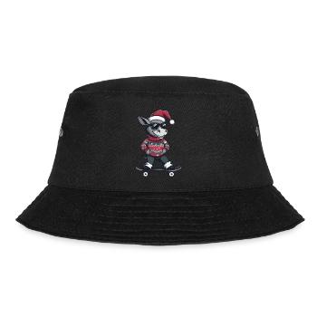 Esel Weihnachten Lustig - Bucket Hat - Schwarz - Vorne - Lela (165cm)