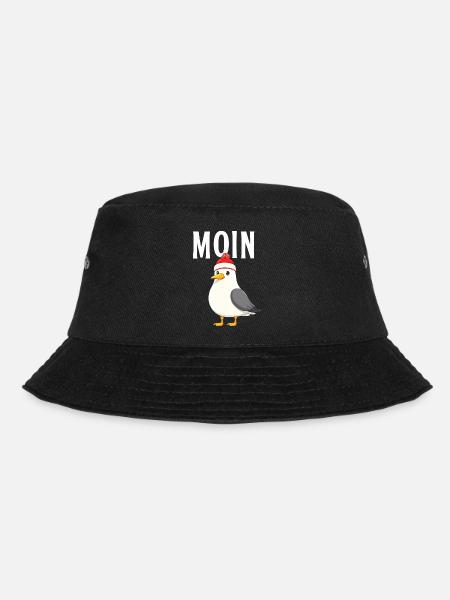 Moin Möwe Dart - Bucket Hat - Schwarz