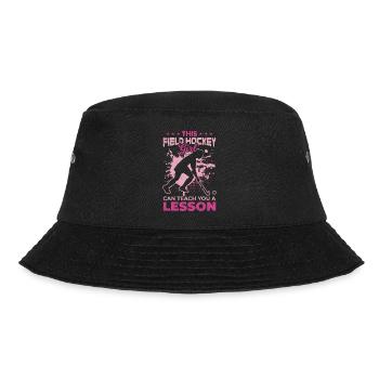 Field hockey player - Bucket Hat - black - Front - Lela (165cm)