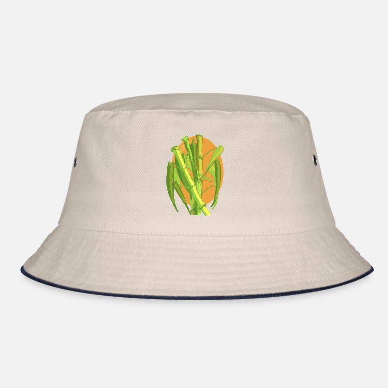Bamboo Botanical Burst Bucket Hat