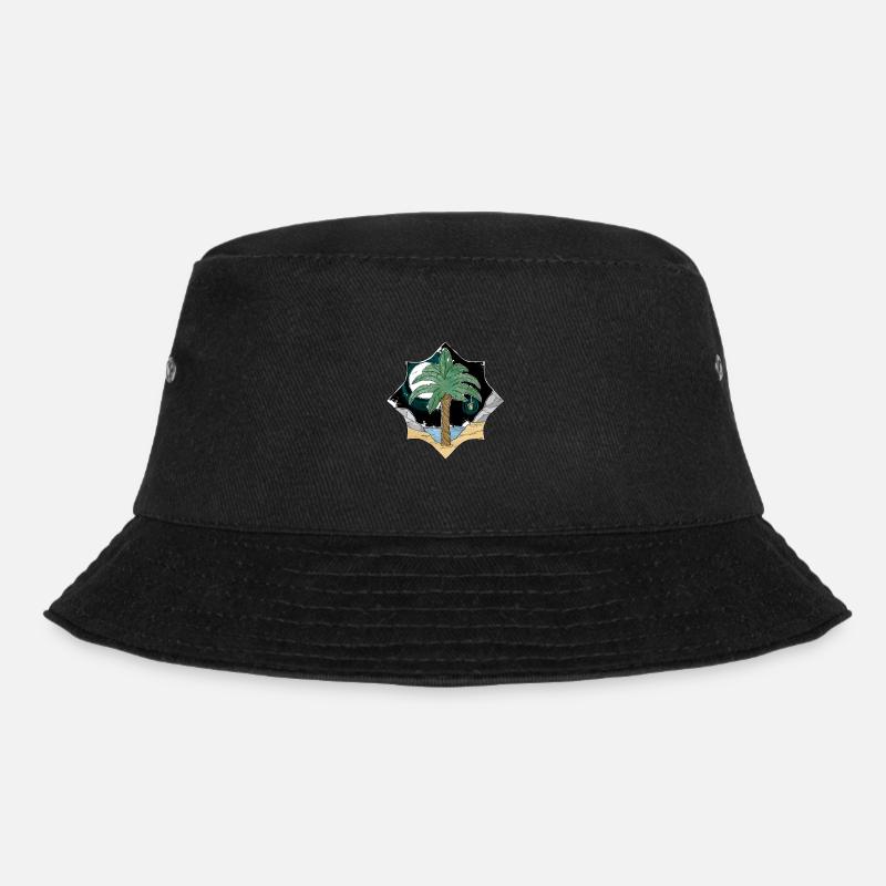 Palme - Bucket Hat - Schwarz