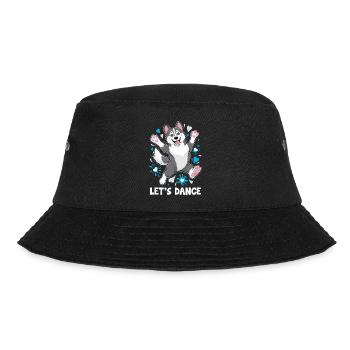 A Husky Dancing Let's Dance For Dancing Dancer - Bucket Hat - black - Front - Lela (165cm)