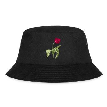 Elegante Tulpe-Illustration - Bucket Hat - Schwarz - Vorne - Lela (165cm)