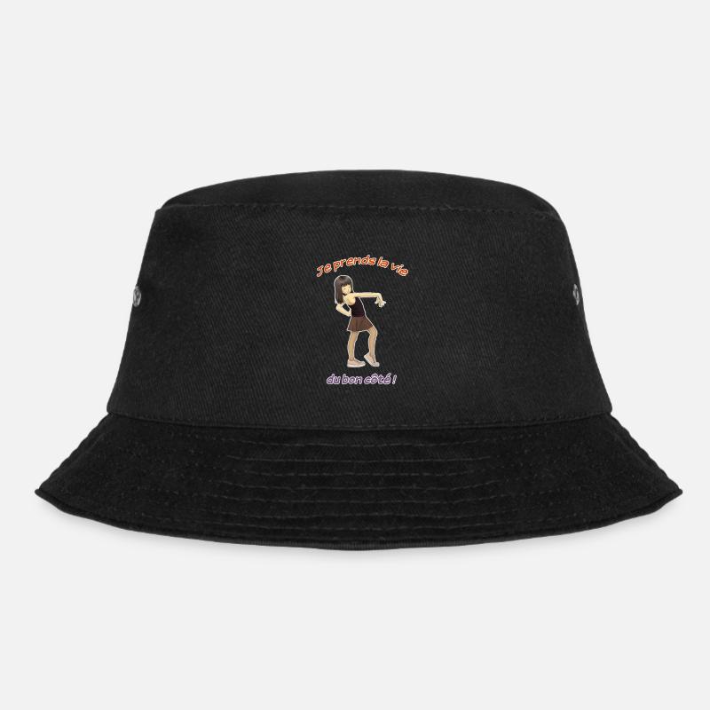 Life on the bright side - Bucket Hat - black