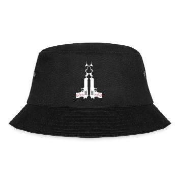 Rauchende Pistolen: Bang & Style - Bucket Hat - Schwarz - Vorne - Lela (165cm)