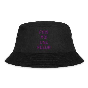 MAKE ME A FLOWER! - Bucket Hat - black - Front - Lela (165cm)