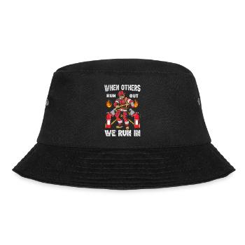 Feuerwehr - Bucket Hat - Schwarz - Vorne - Lela (165cm)