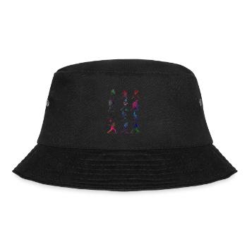 Baseballspieler #baseball #sport - Bucket Hat - Schwarz - Vorne - Lela (165cm)