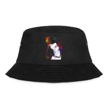Golf player #golf - Bucket Hat - black - Front - Lela (165cm)