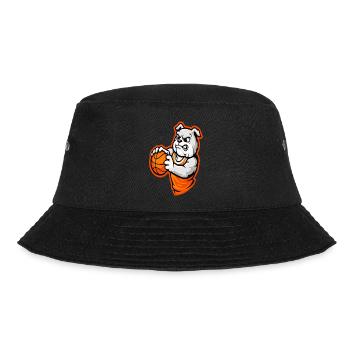 Power Basketball Bulldog Mascot - Bucket Hat - black - Front - Lela (165cm)