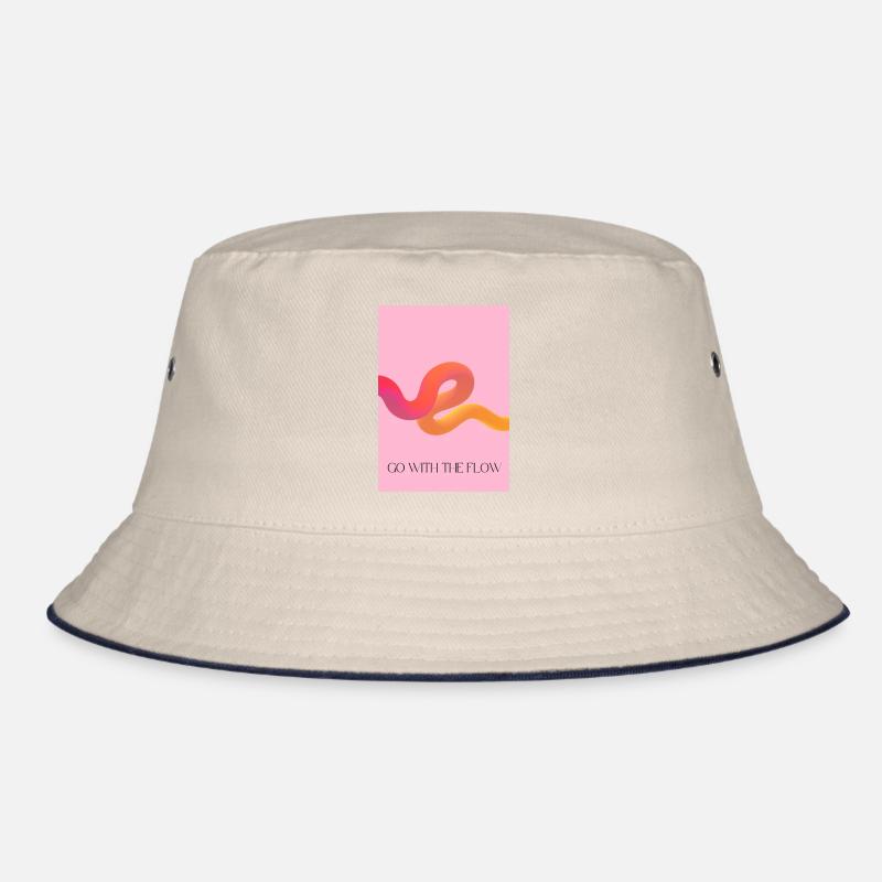 Going with the flow Bucket Hat
